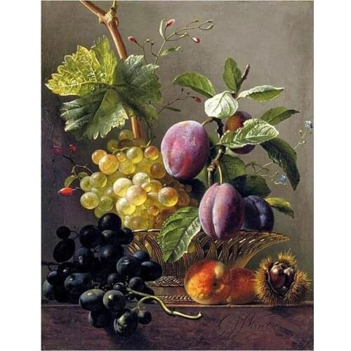 New diy 5d diamond painting Still life fruit full square and round rhinestone diamond mosaic craft diamond embroidery sale E1497