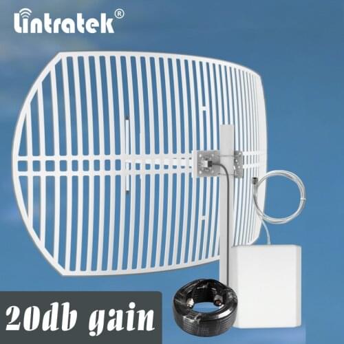 20dBi High Gain 2G 3G 4G CDMA UMTS Outdoor Cell Antenna Mobile GSM for 850~2600 External Mobile Phone Signal Antenna N Connector