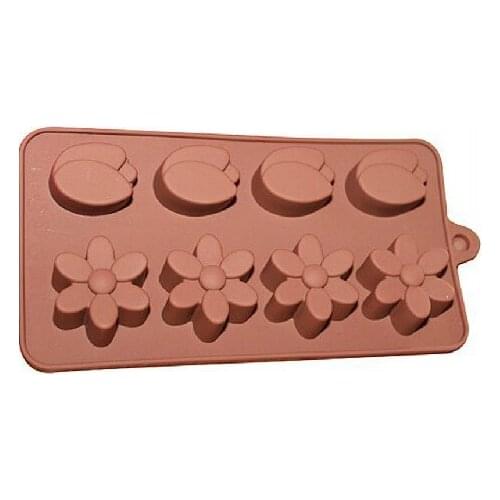 Free shipping Tulip Blossomingn Candy/Ice/Cake/Chocolate/Sugar Craft Fondant Mold/Tray Silicone Decorating Tools