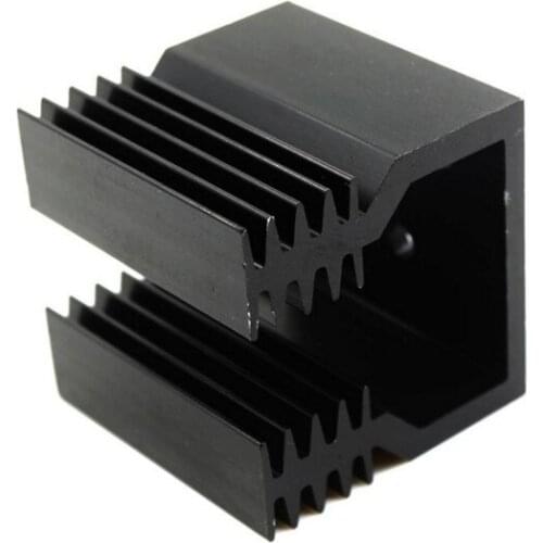 Fast Free Ship High quality HIFI full aluminium anodize black KSA5 power board dedicated radiator 45*45*44mm Heatsink