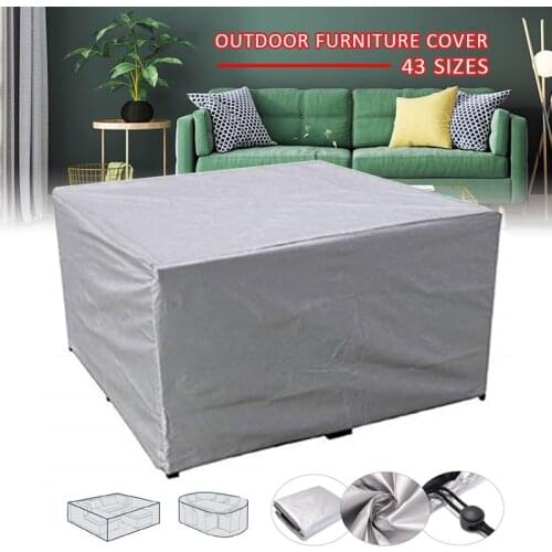 7 Sizes Outdoor Cover Waterproof Furniture cover Sofa Chair Table Cover Garden Patio Beach Protector Rain Snow Dustproof
