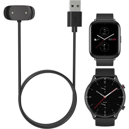 Dock Charger Adapter USB Charging Cable Cord for Amazfit GTR2/GTR 2E /GTS 2 GTS2 Mini/Bip U/Pro/Pop/Zepp E Sport Smart Watch