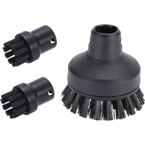 Hot TOD-for Karcher SC1 SC2 SC3 SC4 Large Round Brush Cleaning Brush for Steam Cleaner Absolute Attachment