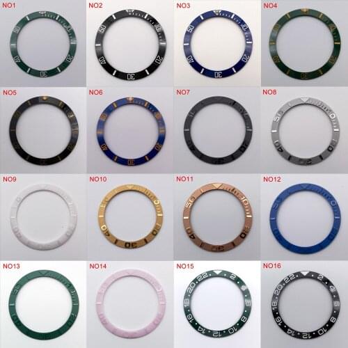38mm Watch Ring Ceramic Bezel Insert for 40mm Watch Case Accessories Inner diameter 30.8mm Watch