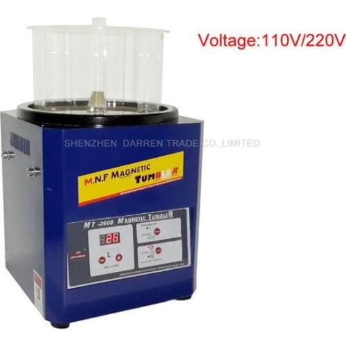 1PC 110V/220V Magnetic Tumbler Jewelry Polisher Super Finishing MT-260B Desktop Magnetic Polishing Machine