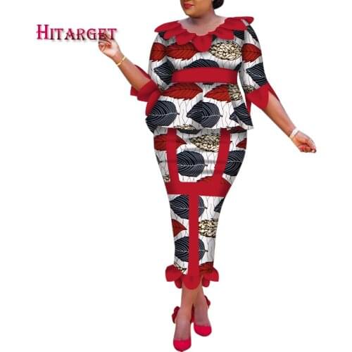 2020 new private custom bodycon women suit middle sleeve suit+ankle-length pensel skirt classical party suit plus size WY6242