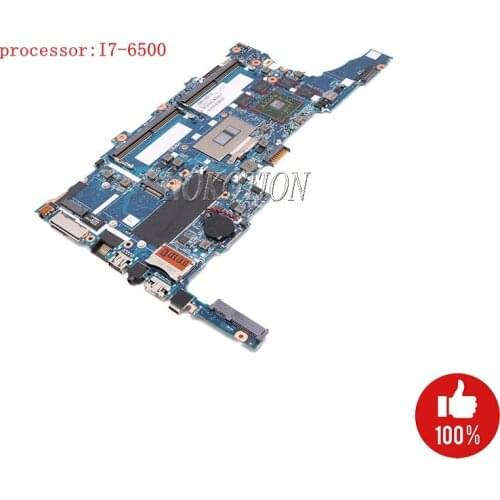 Nokotion 918335-001 918335-601 For HP EliteBook 840 G3 15U-G3 6050A2892401-MB-A01 Laptop Motherboard with I7-6500 processor