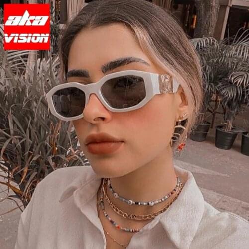 AKA VISION Cat Eye Sunglasses Women Brand Designer Glasses Women/Men Cateye Retro Eyewear for Women Vintage Lentes De Sol Mujer