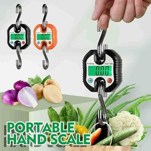 2021 NEW 150KG Portable High-precision Electronic Hook Tools Hook Mini Electronic Scale Scale Hanging Scale Crane Portable X6X2