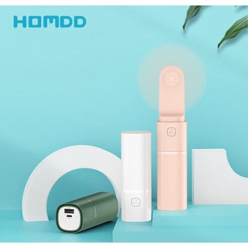 Handheld Mini Fan Desktop Air Cooler USB Rechargeable Electric Fan Portable Air Conditioning Charging Treasure Outdoor Summer