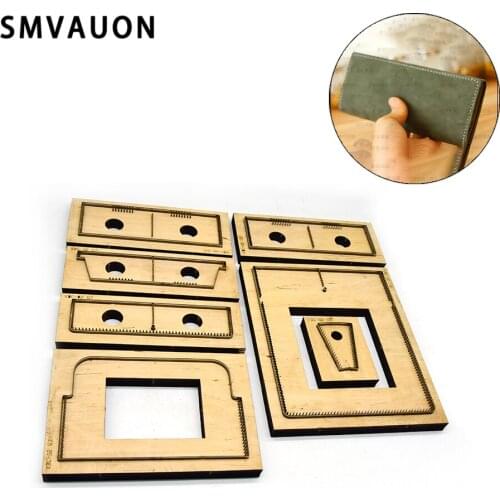 Fold Long Wallet Cutting Die Punching Steel Card Bag Straight Mold Leather Wallet Cutting Die Wood Mold Tool