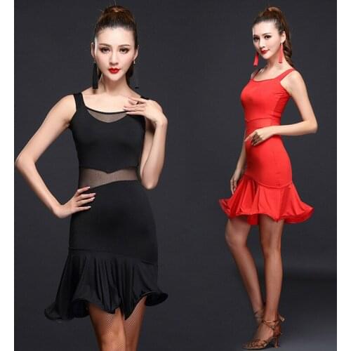 New Fashion Women Latin Dance Dress Sexy Dance Competition Dresses Ladies Stage Performance Costume Stage Dancewear Dress