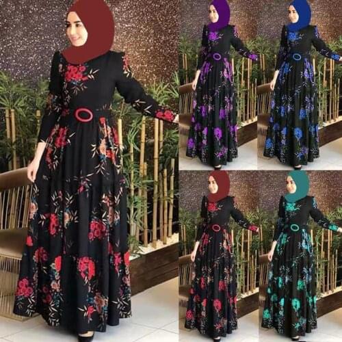 Kaftan Dubai Abaya Turkey Muslim Women Hijab Dress Islam Caftan Marocain Dresses Vestidos Ramadan Eid Mubarak European Clothing