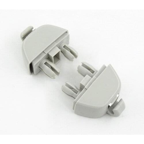 2 Pcs 6R0857561 Grey Car Sun Visor Support Hanger Fixtor Clip Holder for Passat B7 Polo Up! Citigo Rapid Seat MII 6R0 857 561