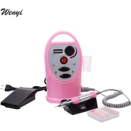 30000RPM Electric Nail Drill Machine Nail Art Equipment Manicure Kit Nail Drill File Bit Sanding Bands Accessory Nail Art Tools