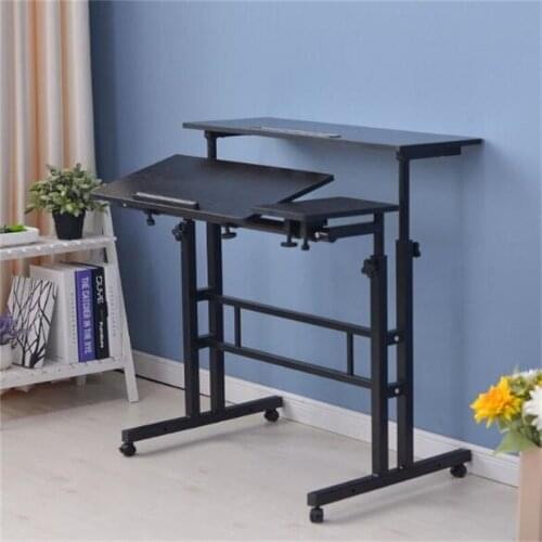 80*30CM Multipurpose standing Computer desk Laptop desk Adjustable height office desks with mouse board