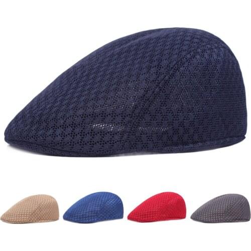 Beret Mesh Peaky Blinders Flat Caps for Men Women French Classic Englad Style Berets Caps Casual Painter Mens Newsboy Cap