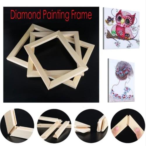 Wooden Frame DIY Special Shaped Diamond painting Cross Stitch Accessories frame handmade work Diamond embroidery Tools