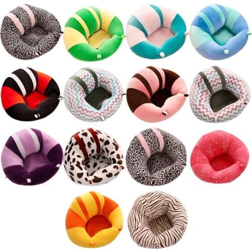 Baby Seat Sit Support Protector Soft Sofa Cushion Chair Car Safety Plush Pillow Plush Infant Toy Gift Y4QA