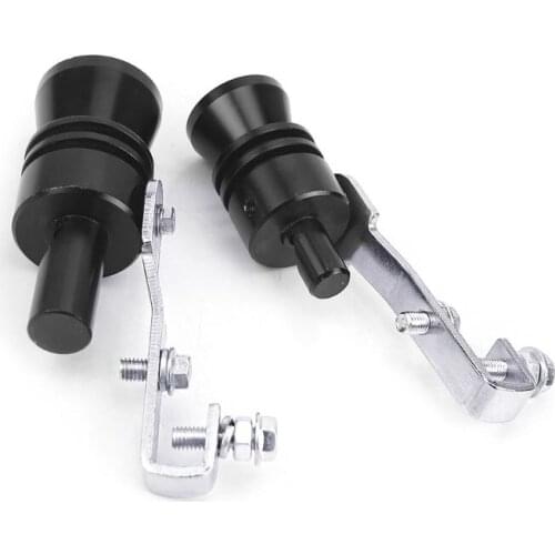 Exhaust Fake Turbo Simulator Whistle Pipe Sound Muffler Blow Off Bov Valve
