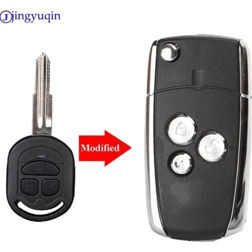 Jingyuqin Modified Flip Folding Remote Key Shell Case For Chevrolet optra 2009 For Buick Excelle HRV (After 2005 year)