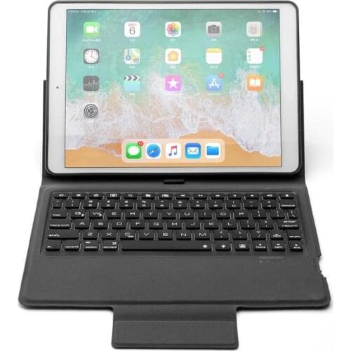 78 Keys Leather Case Bluetooth Keyboard Flip Cover Wireless Backlight Tablet Keypad for iPad 10.2 inch 2019