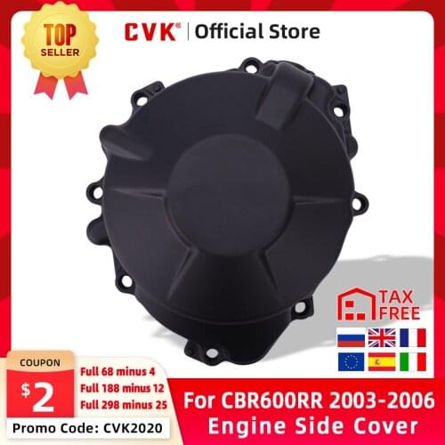 CVK Engine Cover Motor Stator Cover CrankCase Side Cover Shell For HONDA CBR600RR 2003 2004 2005 2006 CBR600 RR F5 03 04 05 06