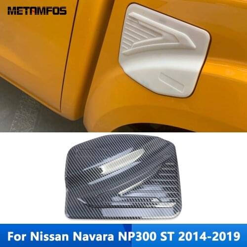 For Nissan Navara NP300 ST 2014-2018 2019 Chrome Gas Fuel Tank Cap Oil Filler Cover Trim Decoration Cap Accessories Car Styling