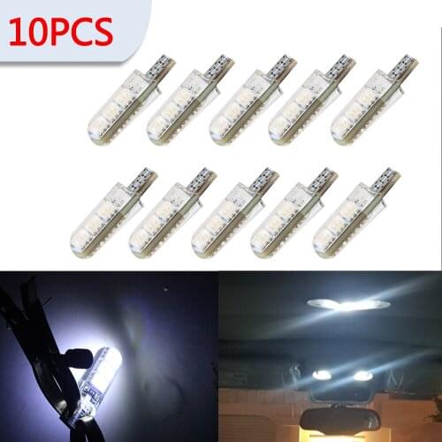 LEEPEE Waterproof 12V Car Interior Dome Reading Light Trunk Light 6 SMD LED Bulb License Plate Lamp Side Marker Lamp T10