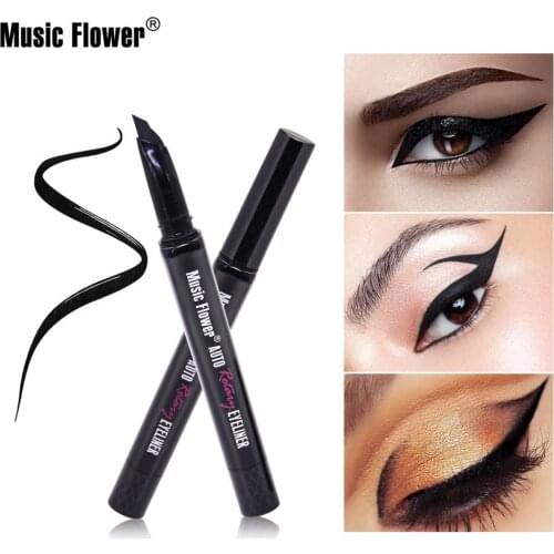 Hot Selling Music Flower Long-lasting Waterproof Non-sicked Rotary Gel Eyeliner Makeup Cosmetic Gift for Women