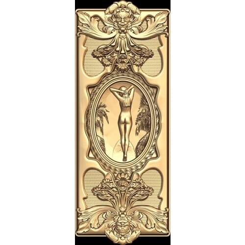3D Model Women Back STL Model for CNC Router 3D Printer Artcam Aspire Bas Relief