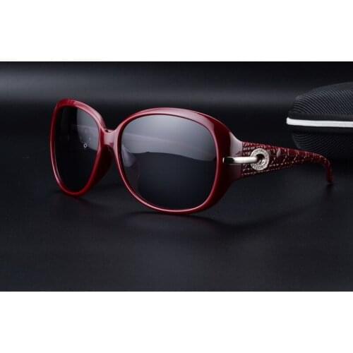 Fashion Polarized Ladies Sunglasses Luxury Design Round Frame Glasses Female Driving Eyewear UV400 Shades Mirror Gafas De Sol