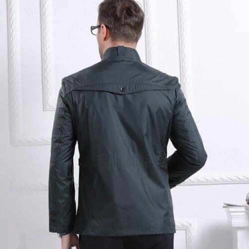 Casual Green Jacket Men Business Male Coat Mens Spring Autumn Chaquetas Hombre Mens Jackets And Coats FYY662