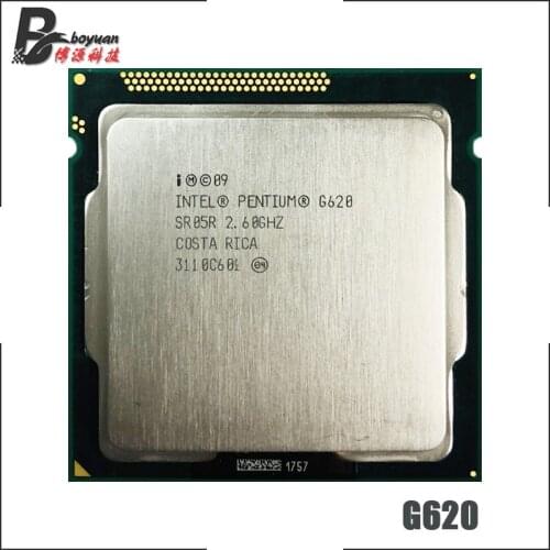 Intel Pentium G620 2.6 GHz Dual-Core CPU Processor 3M 65W LGA 1155