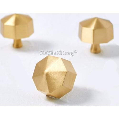 Luxury 10PCS European Solid Brass Cabinet Door Handles Cupboard Wardrobe Drawer Kitchen Wine Cabinet Pulls Handles & Knobs