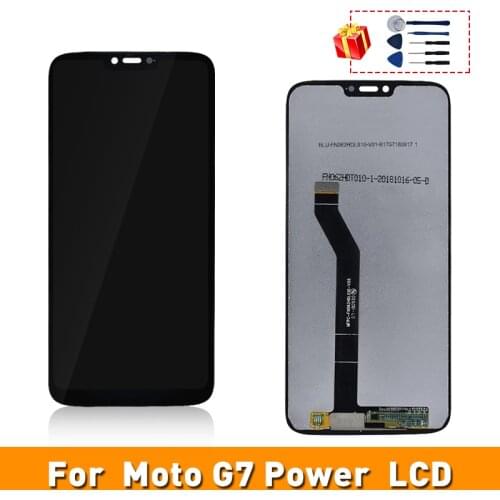 For Motorola Moto G7 Power LCD XT1955 Touch Screen Digitizer Replacement Assembly Part For Motorola Moto G7 Power XT1955 LCD