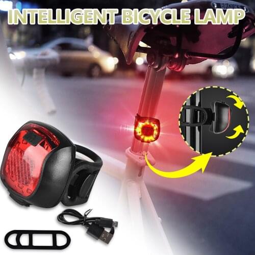 Bike Rear Light 2 Pack Ultra Bright Usb Rechargeable Waterproof Safety LED Lights Waterproof Safety LED Mountain Bike Tail Light
