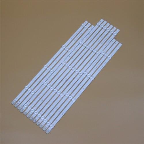 TV LED Bars For Skyworth 47E380S 47" Backlight Strips For VIZIO E470I-A0 LAQKOCAN LAQKOCAP Kit 9LED Lamps Lens 5 Bands LC470DUE