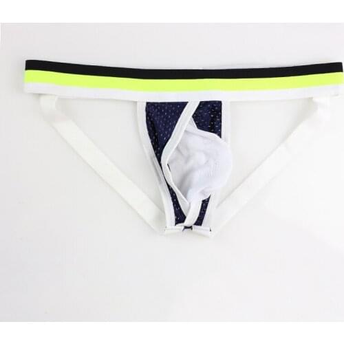 Mens Underwear Thong Sexy Male Nylon Mesh Briefs Cueca Gay G-String Jockstrap U Convex Pants Sexy Men T-back Underpants