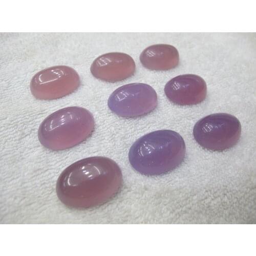 High Quality Natural Purple Carnelian Agat e 13x18mm Oval Cabochon Natural Gem Stone Jewelry Ring Cabochon 20pcs/lot