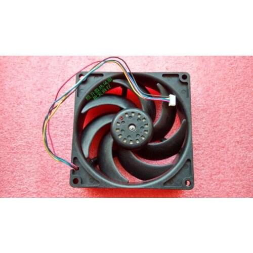 9025 d0925c12b4zsa29 DC12V 0.15A 9cm 4-wire ultra quiet cooling fan