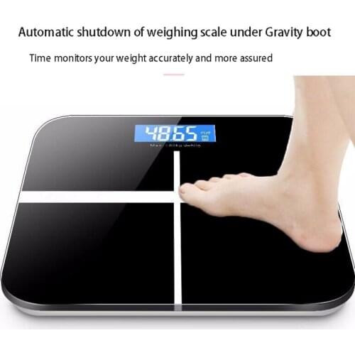 Best Electronic LCD Digital Bathroom Body Weight Scale USB Charging Body Fat Scale Smart Wireless Weight Monitor