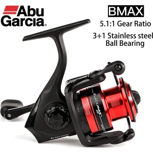 Original Abu Garcia Bmax Spinning Reel Fishing Wheel 500-6000 3+1BB Graphite Body Saltwater Freshwater BLACK MAX Fishing Reel