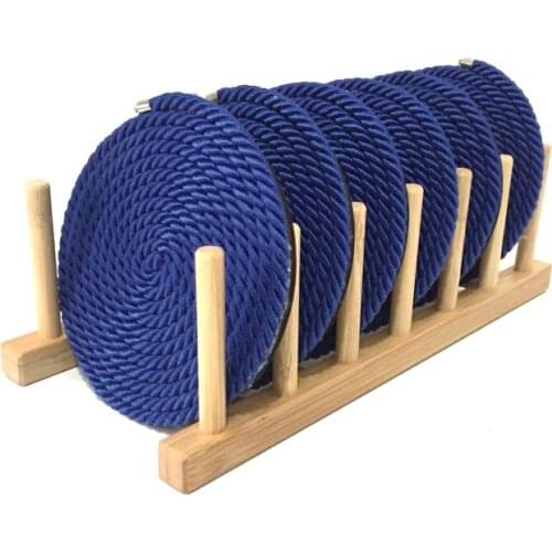 Mavi Bardak Atlığı 6 Kişilik- Blue Coasters for 6 People