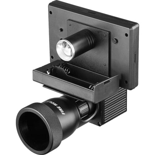 Night vision HD 1080P camera 4.3 inch display conjoined infrared illuminator Riflescope hunting optical system