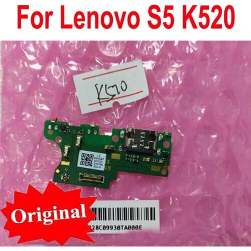 Original Best For Lenovo S5 K5 K520t K520 USB Charging Charger Port Dock Connector PCB Board Ribbon Flex Cable Phone Parts