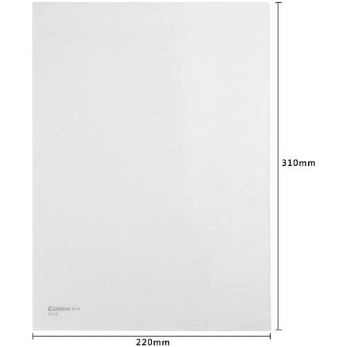 Comix e310 folder transparent folder file bag 10 pcs / bag