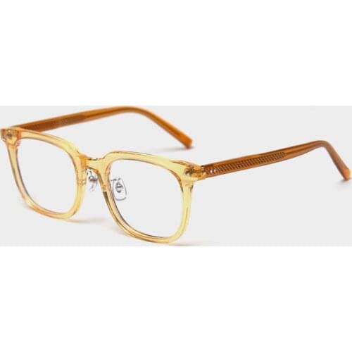 TR90 Transparent Clear Glasses Frame Women Men Blue Light Blocking Glasses Vintage Square Optical Myopia Eyeglasses Frames Gafas