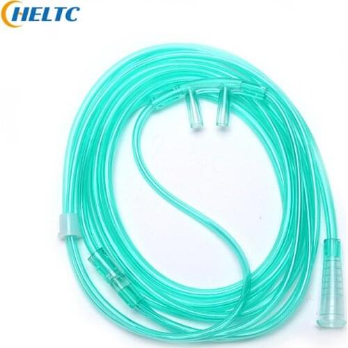 1.8m/2.5m Clear Aquarium Oxygen Pump Hose Air Bubble Stone Aquarium Fish Tank Pond Pump Tube White Green Color Nasal oxygen Tube