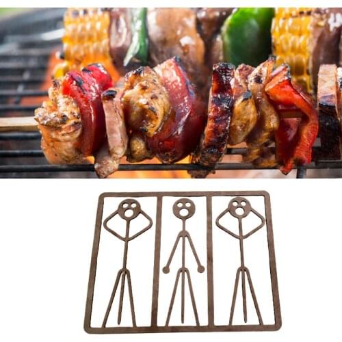 Barbecue Grill Basket Fish Vegetable Steak Meat Shrimp BBQ Grill Mesh Portable For Picnic Party Barbecue Mesh BBQ Tools